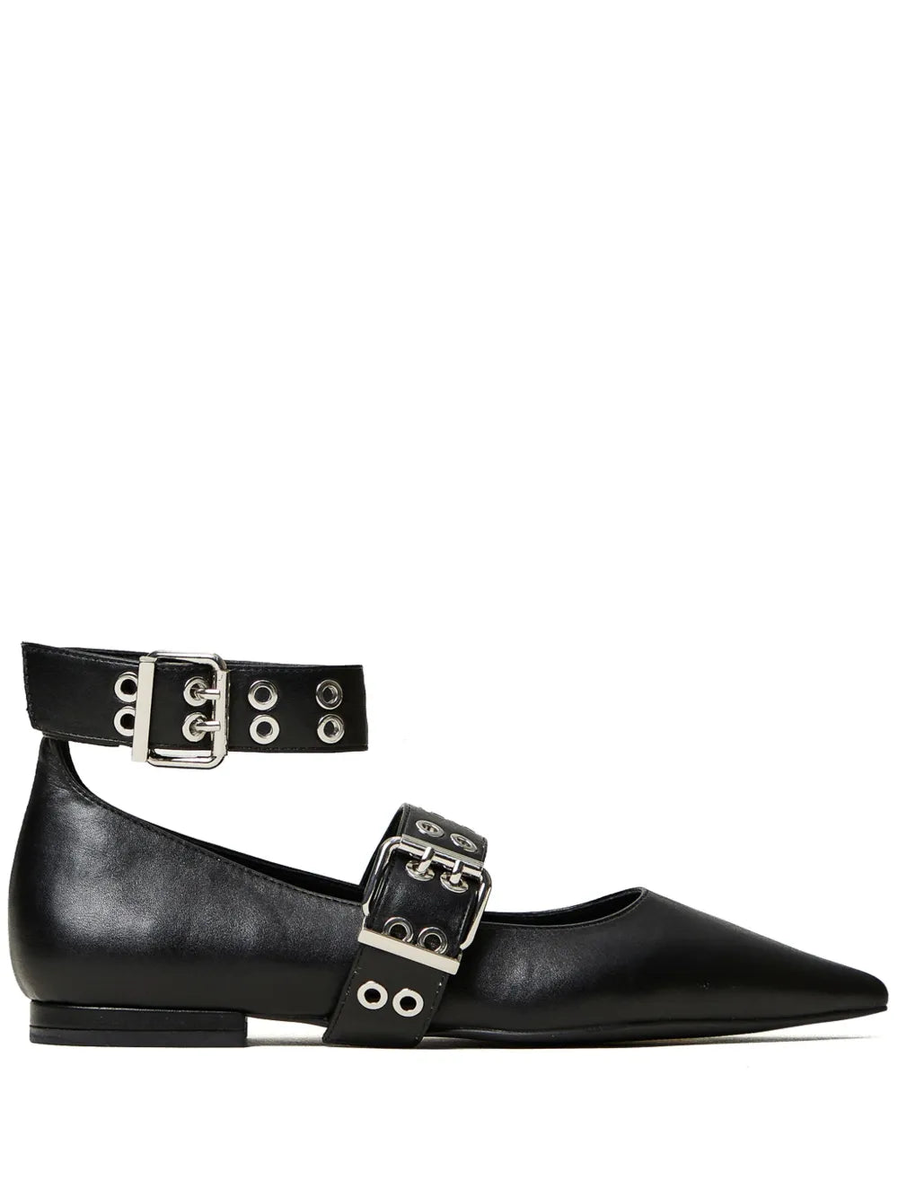 TWINSET strap-detail ballet flats 