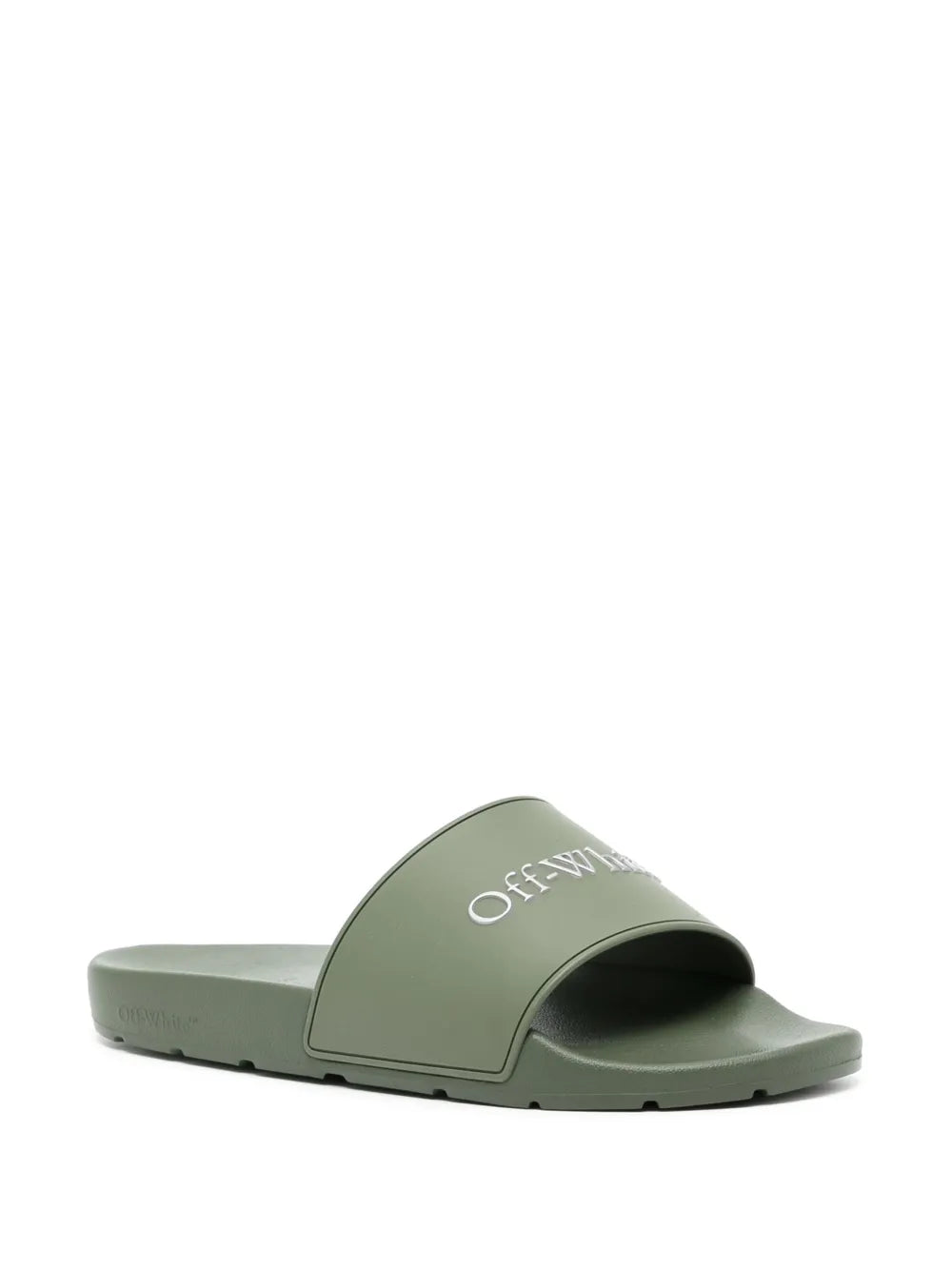 Off-White bookish sliders