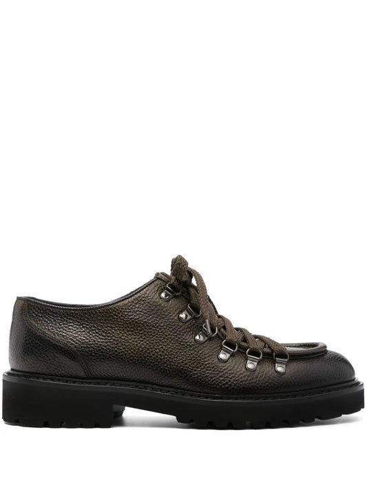 Doucal's burnished derby shoes