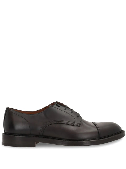 Doucal's leather derby shoes
