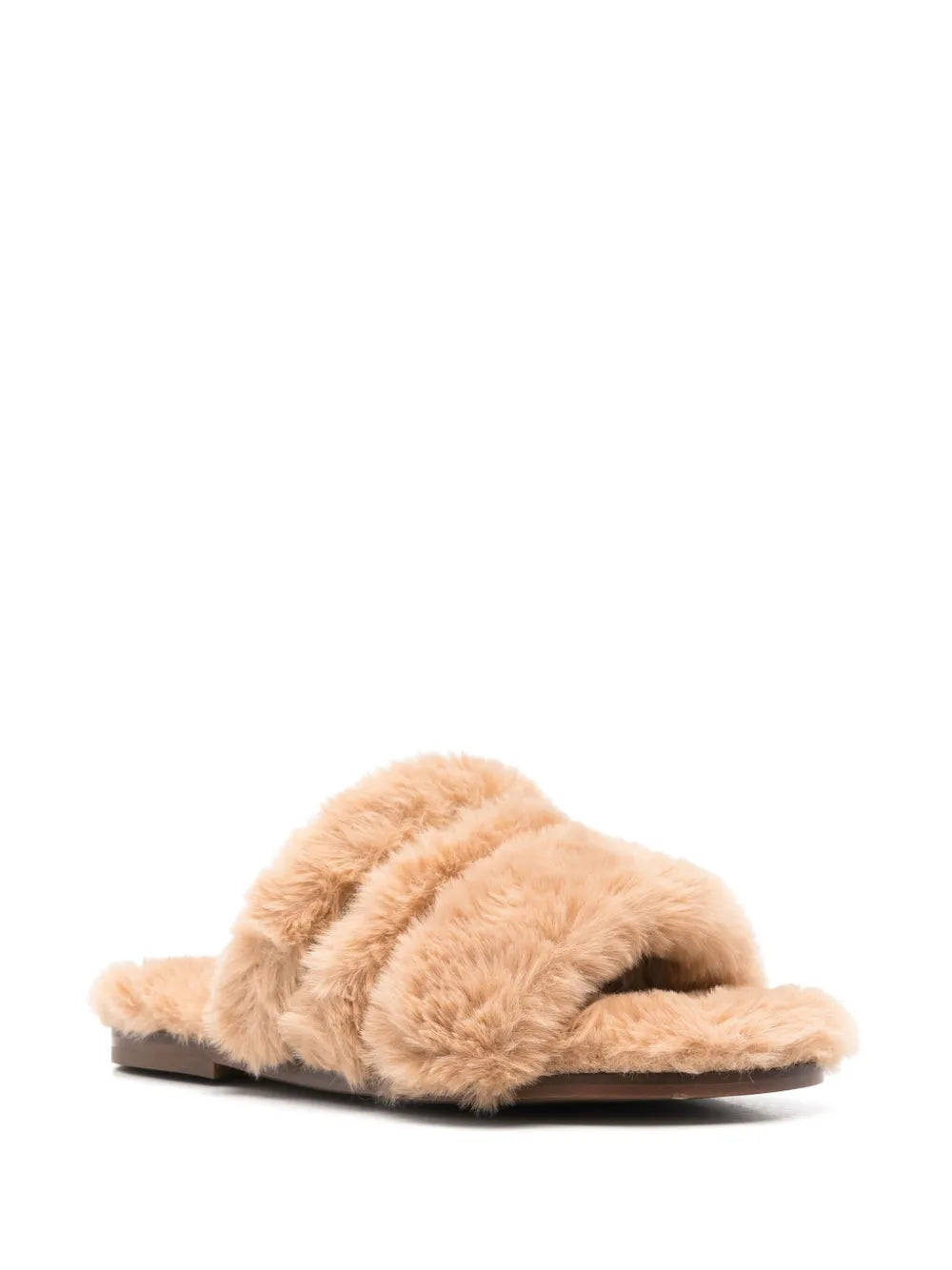 Peserico faux-fur slides