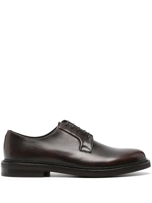 Peserico leather derby shoes
