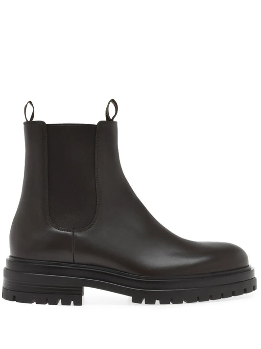 Gianvito Rossi patent-leather ankle boots