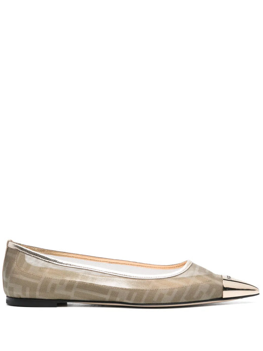 FENDI Colibrì ballet flats