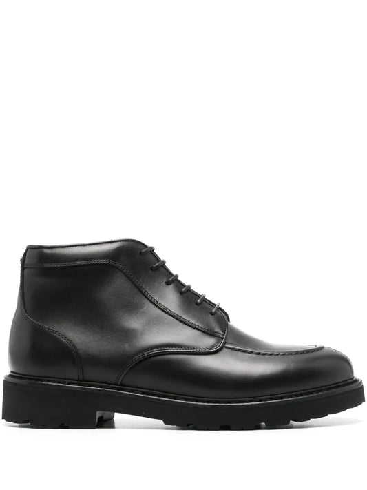 Canali leather boots