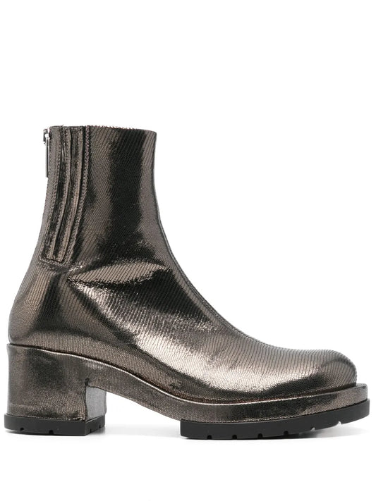SAPIO lizard-skin effect boots