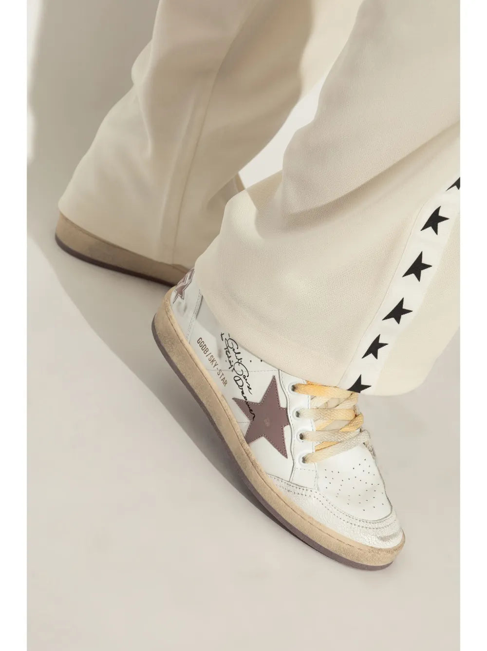 Golden Goose star-patch trainers 