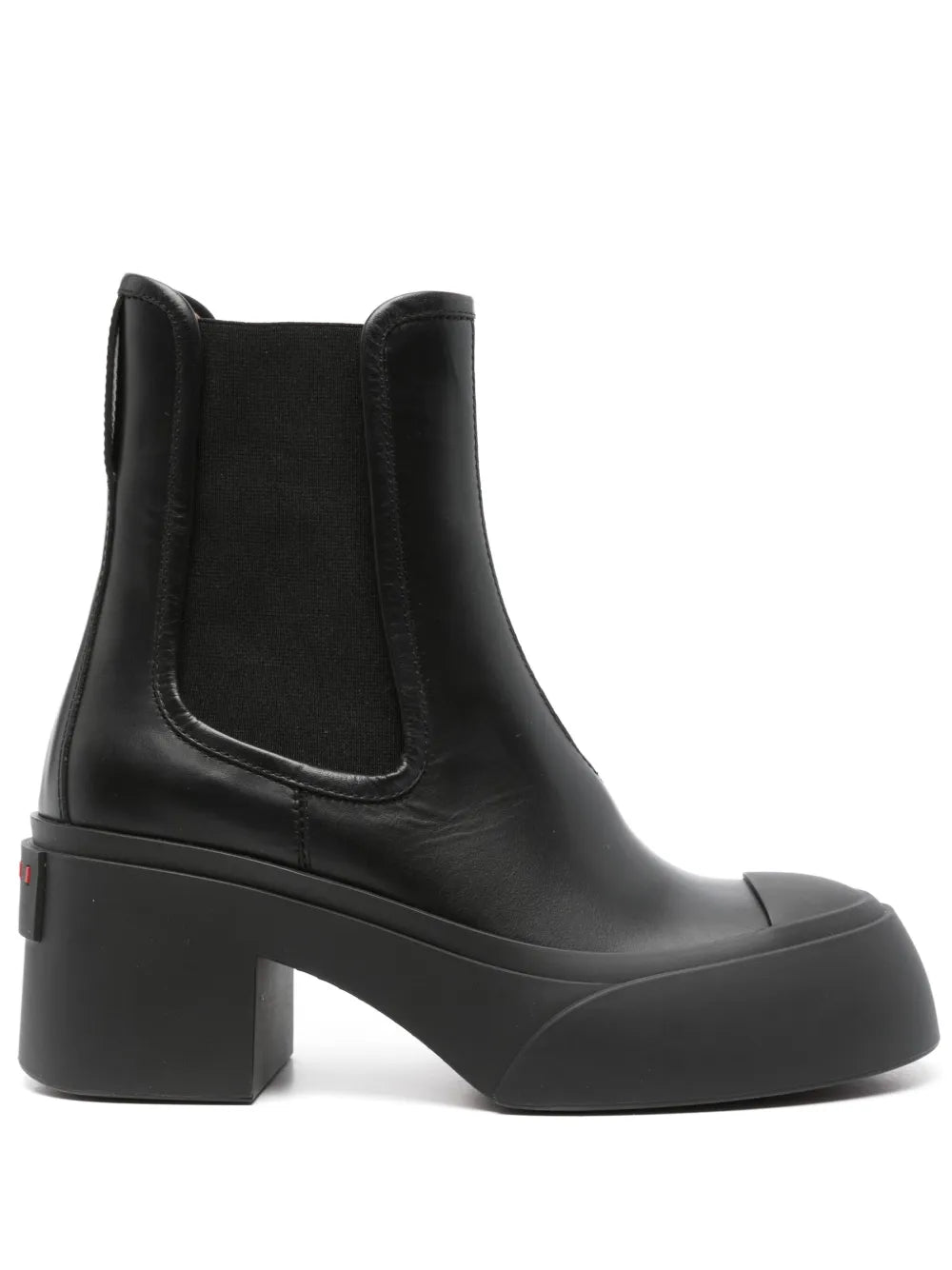 Marni 65mm logo-raised Chelsea boots