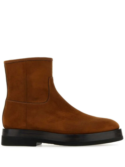 Santoni suede ankle boots