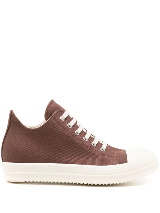 Rick Owens DRKSHDW lace-up canvas sneakers