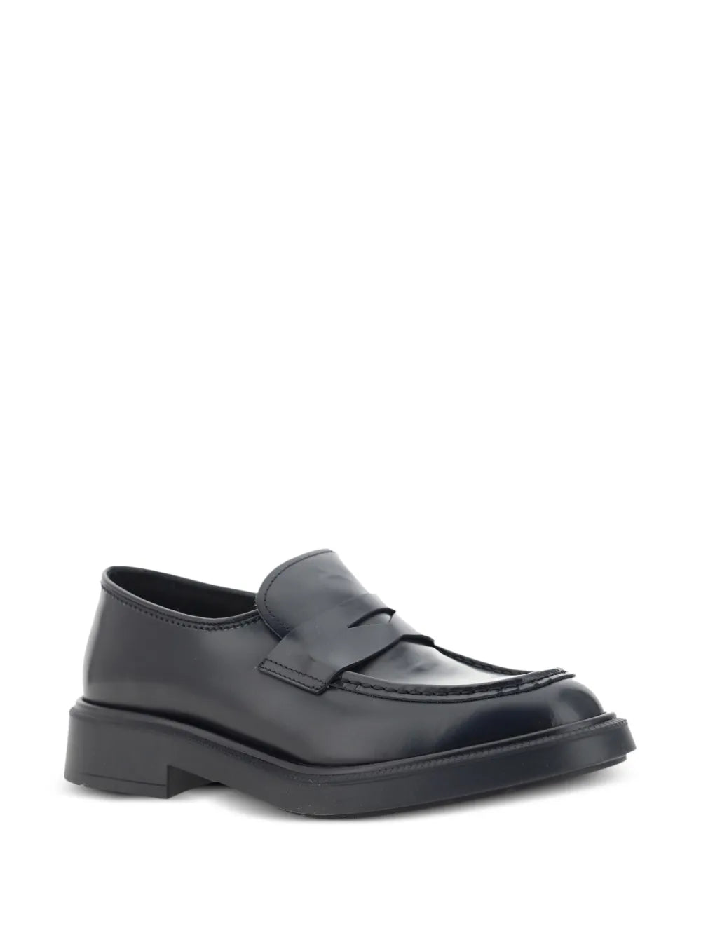 Fratelli Rossetti almond-toe leather loafers