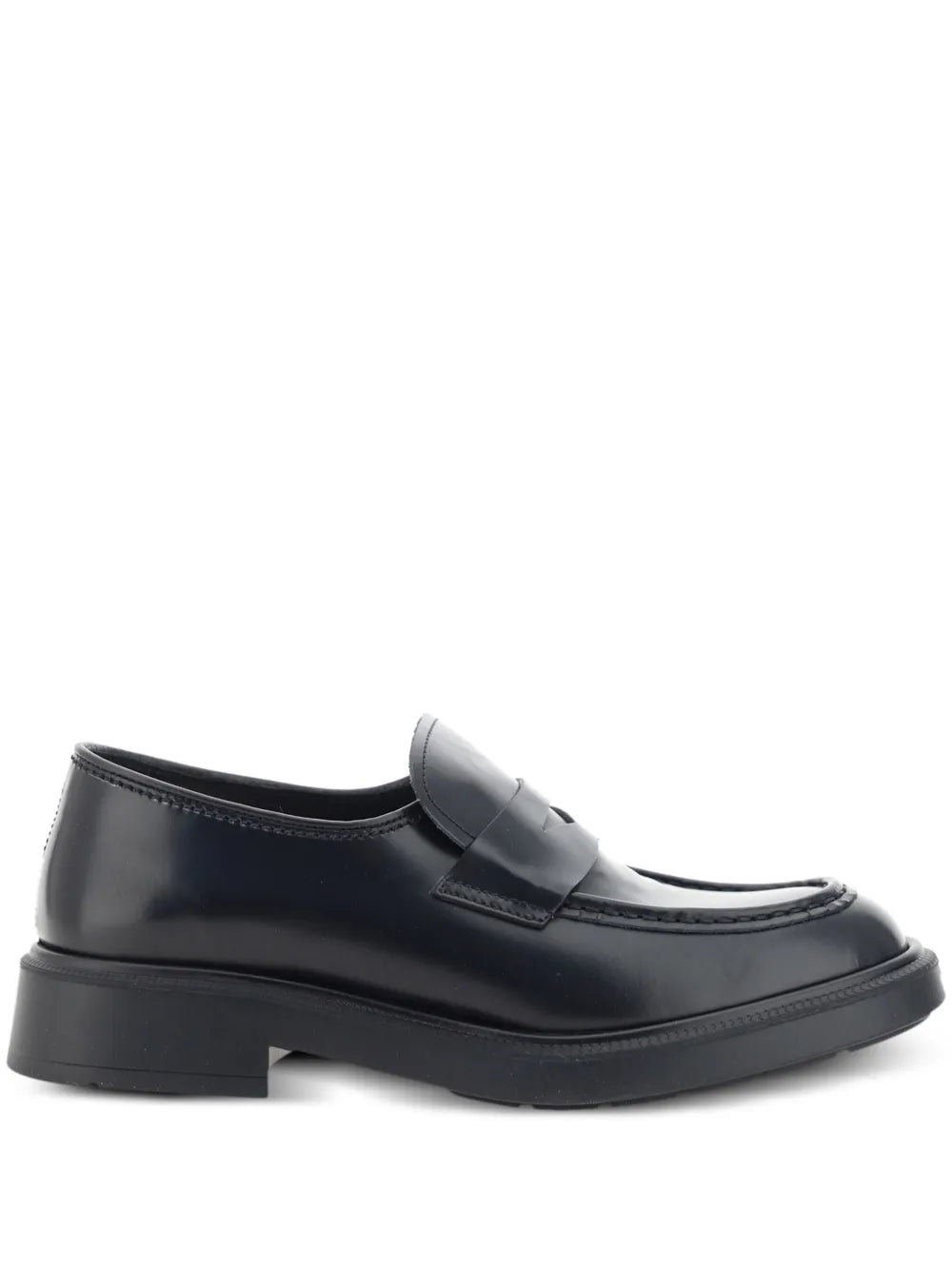 Fratelli Rossetti almond-toe leather loafers