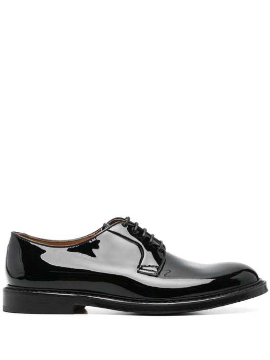Doucal's patent Derby shoes