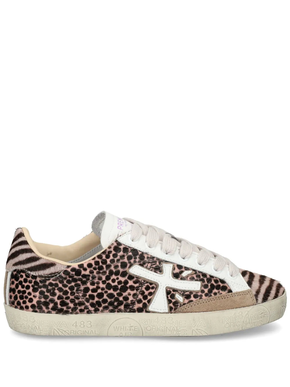 Premiata leopard-print sneakers