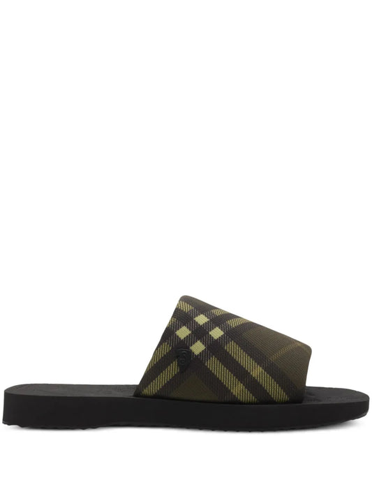 Burberry Check Trek slides