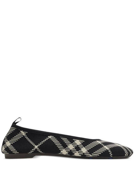 Burberry Check Knit Baby ballerinas