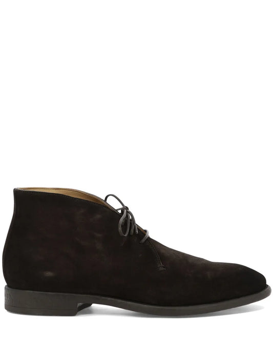 Officine Creative suede lace-up ankle boots