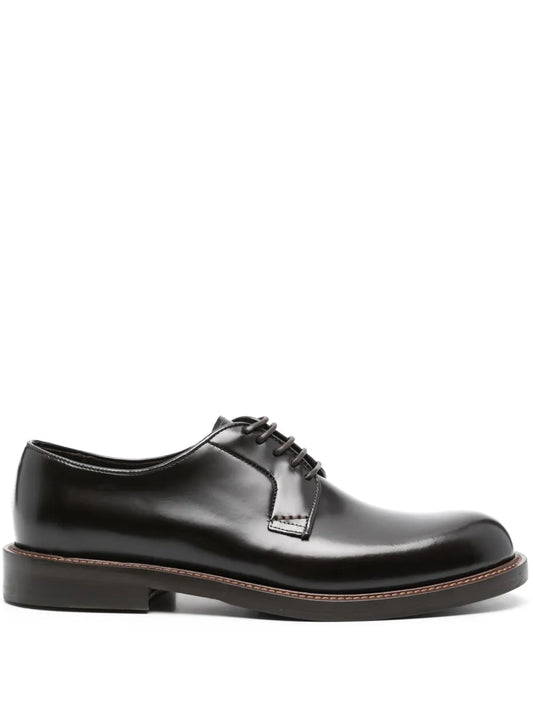 Boggi Milano leather derby shoes