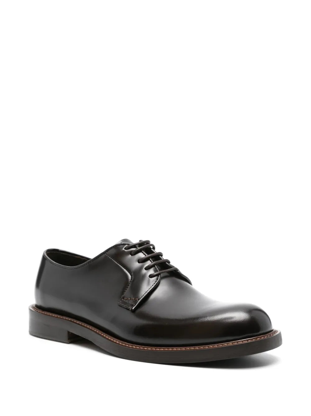 Boggi Milano leather derby shoes