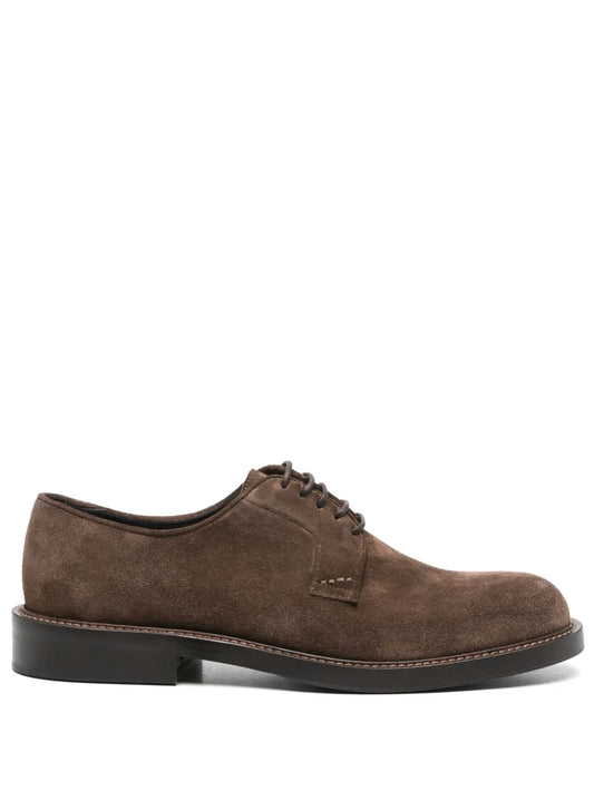 Boggi Milano suede derby shoes