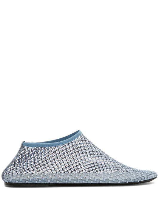 Christopher Esber Minette crystal ballerina shoes