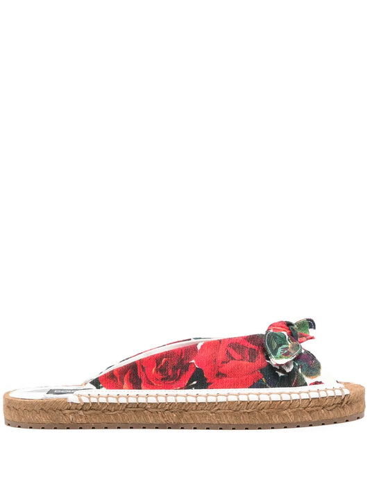 Dolce & Gabbana floral-print espadrilles