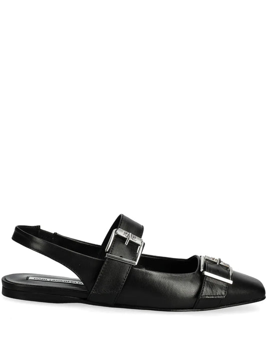 Karl Lagerfeld Konnie Double Strap ballet flats