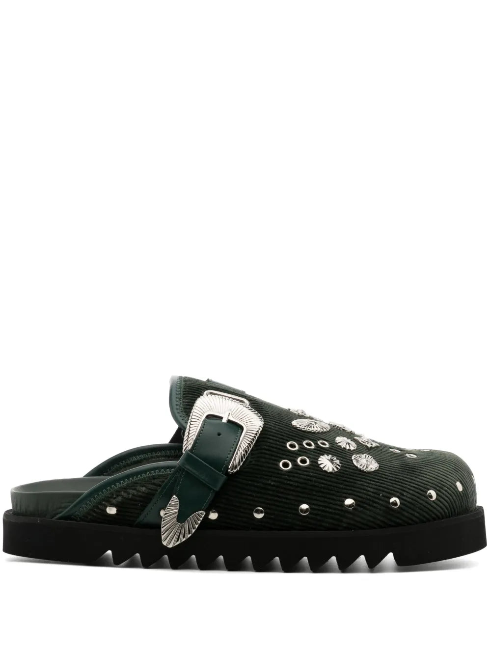 Toga Virilis eyelet metal mules