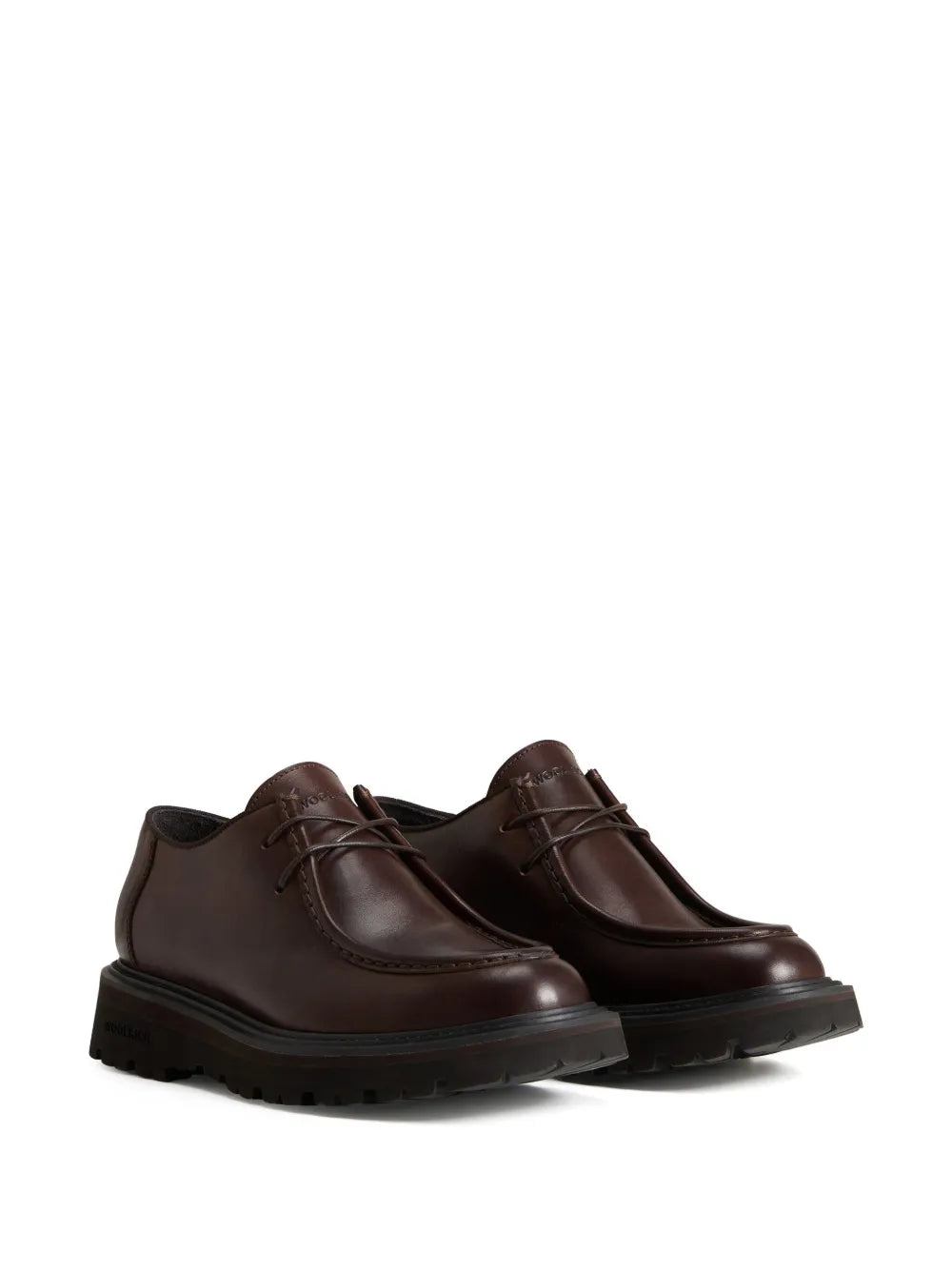 Woolrich leather derby shoes