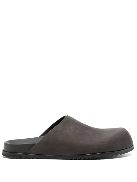 Rick Owens round toe slipper 