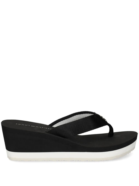 Tommy Hilfiger logo-plaque flip-flops 