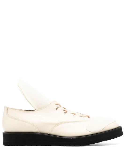 Yohji Yamamoto lace-up leather Derby shoes