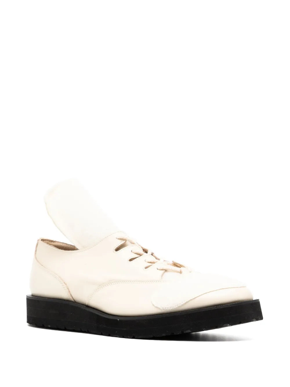 Yohji Yamamoto lace-up leather Derby shoes