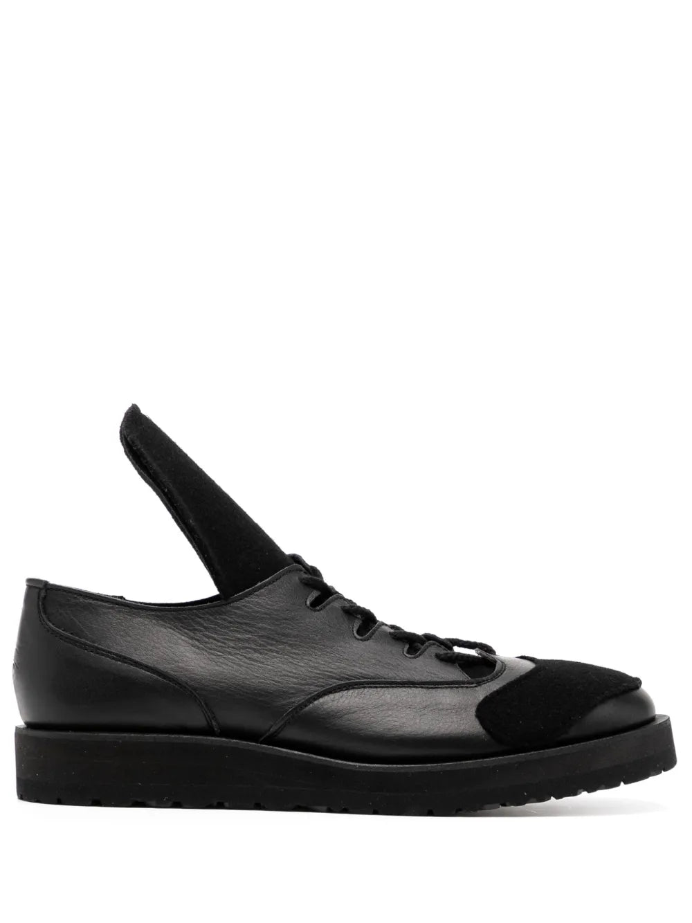 Yohji Yamamoto lace-up leather Derby shoes