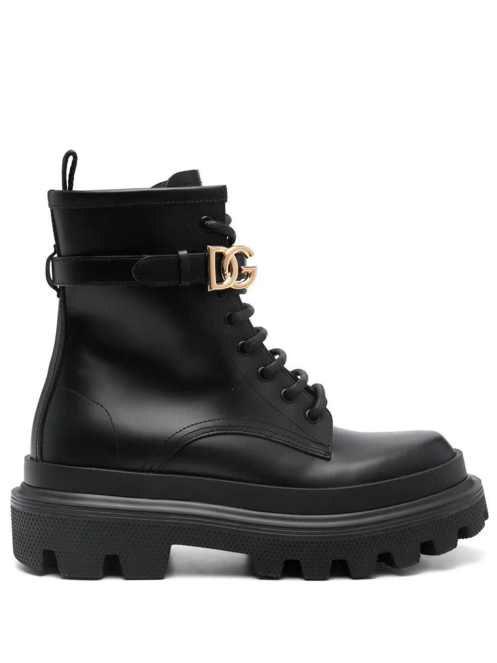 Dolce & Gabbana logo-buckle boots