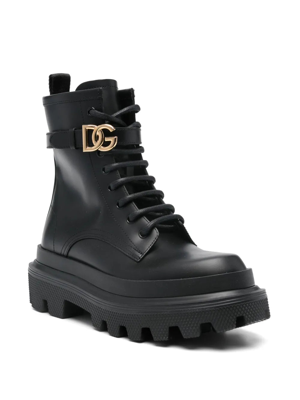 Dolce & Gabbana logo-buckle boots