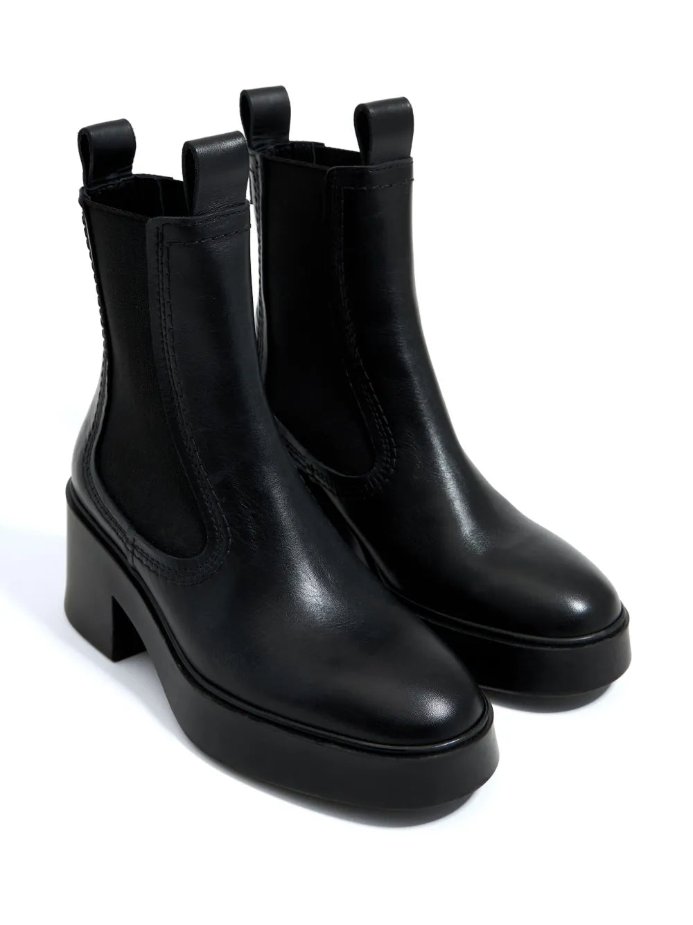 Bimba y Lola leather Chelsea boots