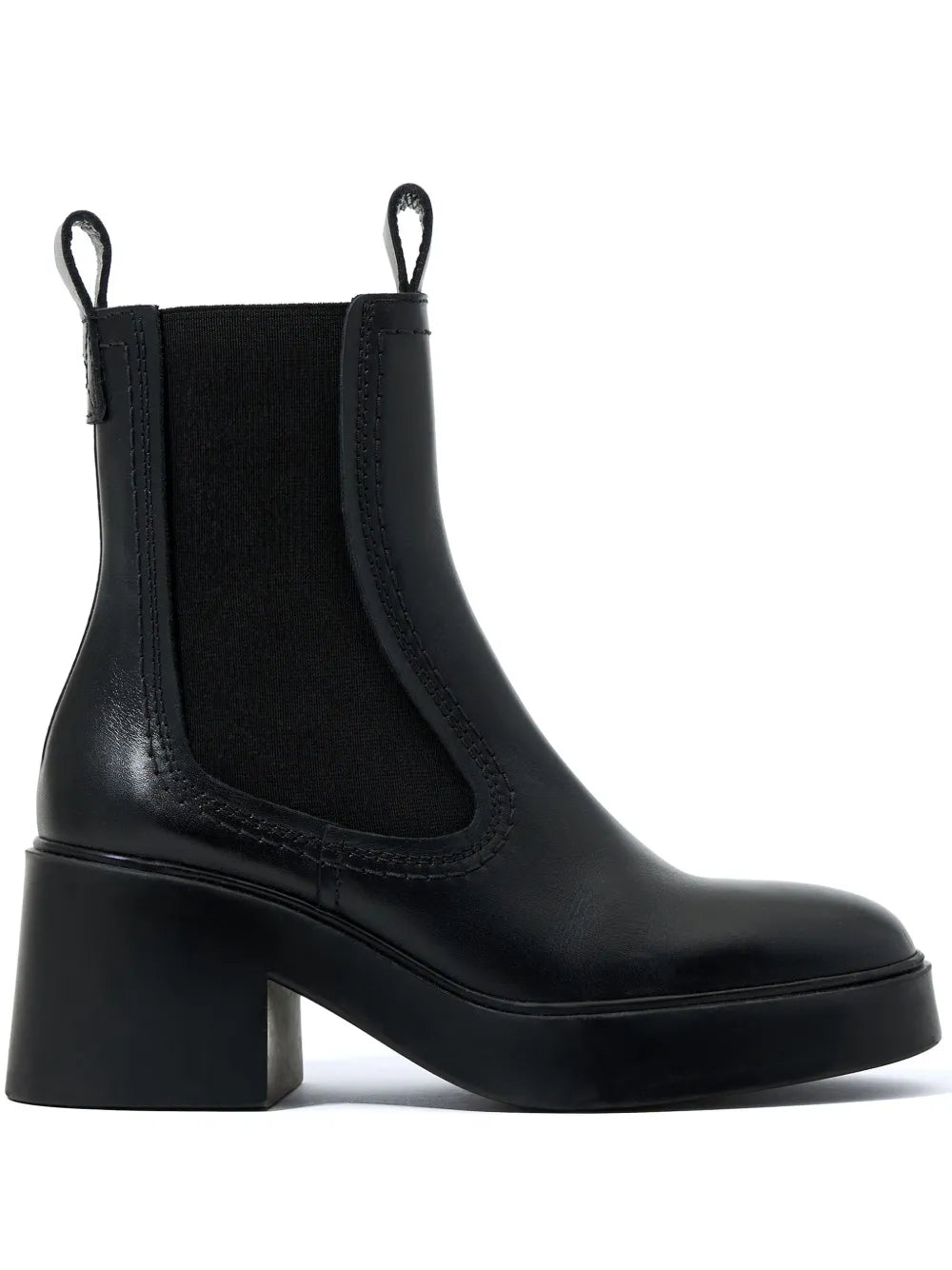 Bimba y Lola leather Chelsea boots