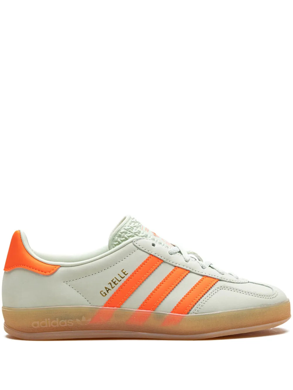 adidas Gazelle Indoor "Linen Green/Solar Orange" sneakers