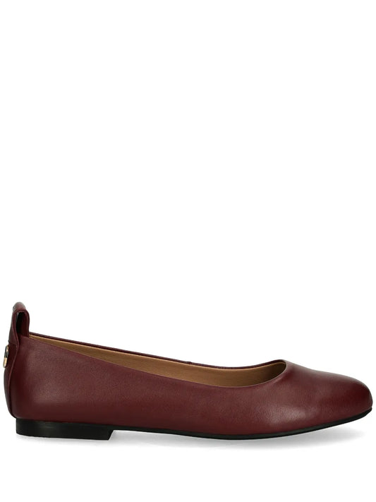 BOSS leather ballerina shoes 