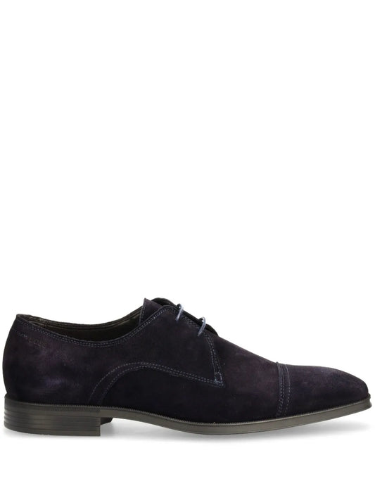 BOSS suede derby shoes