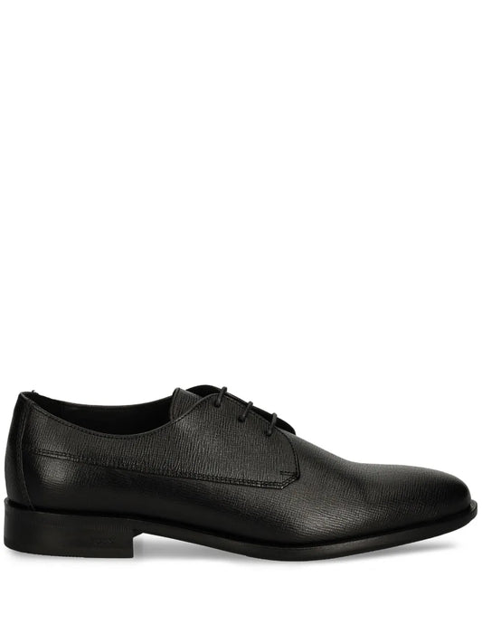 BOSS leather derby shoes