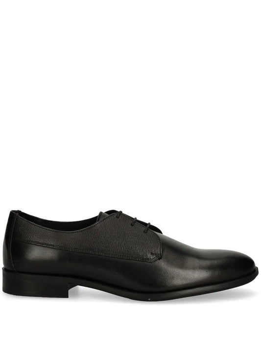 BOSS leather derby shoes