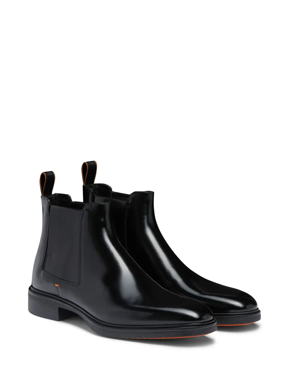 Santoni Easy leather ankle boots