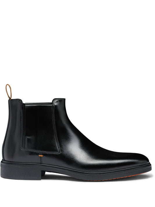 Santoni Easy leather ankle boots