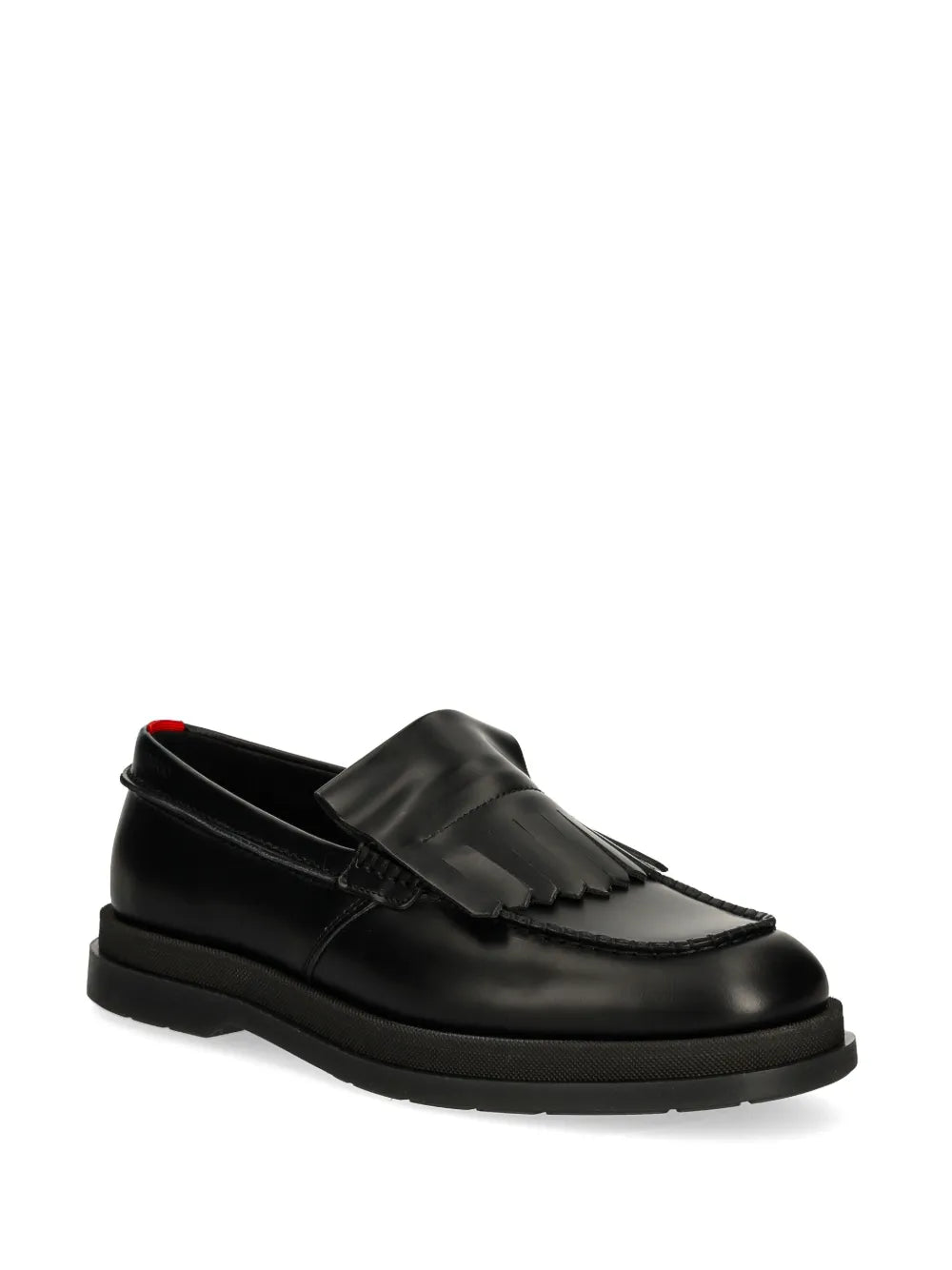 HUGO fringe-detail leather loafers