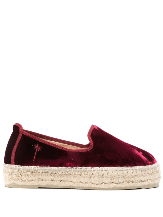 Manebi double-sole velvet espadrilles