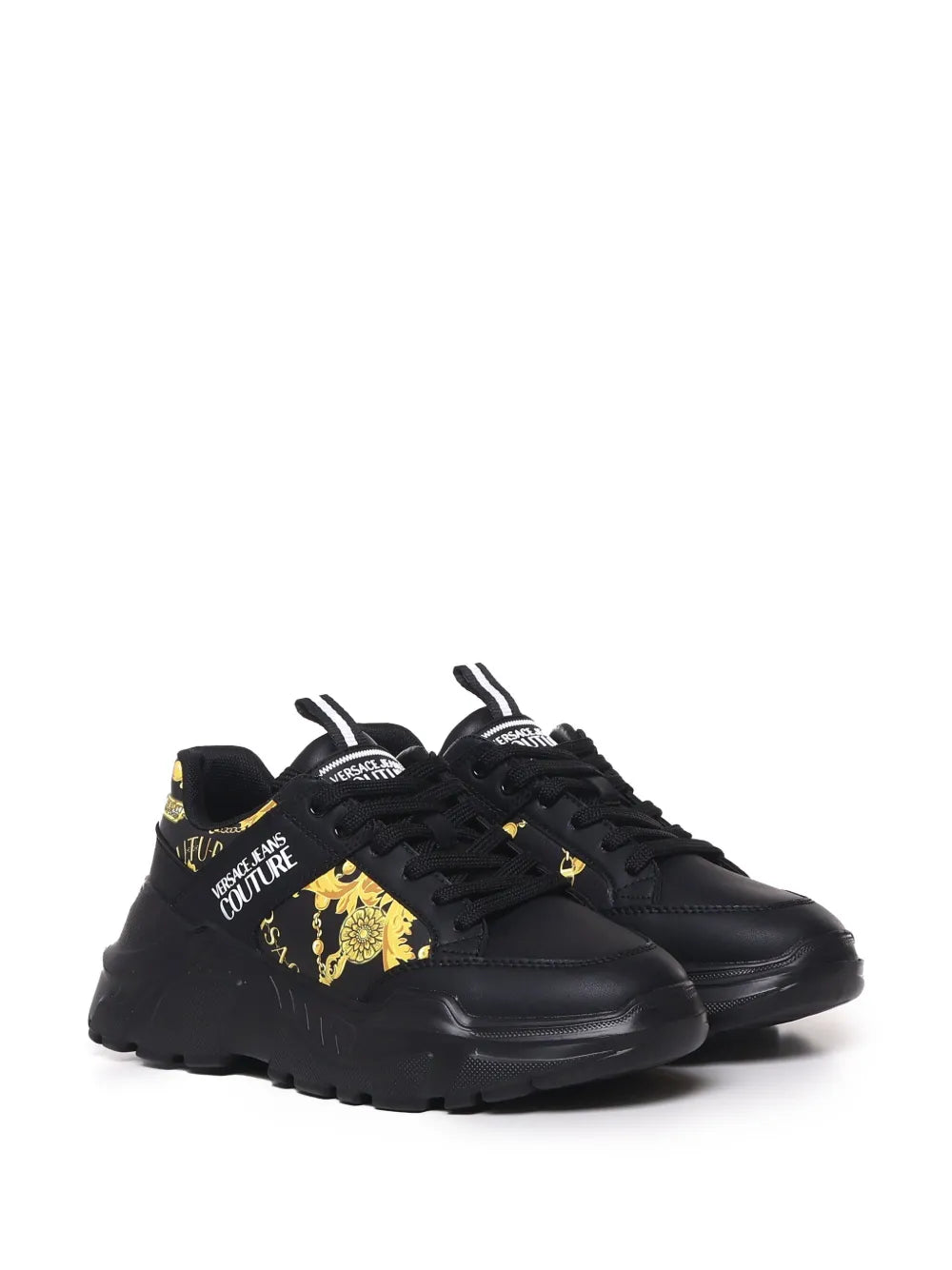 Versace Jeans Couture logo-baroque-print sneakers 