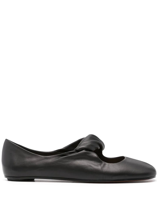 Alexander McQueen twist-detailing ballet flats