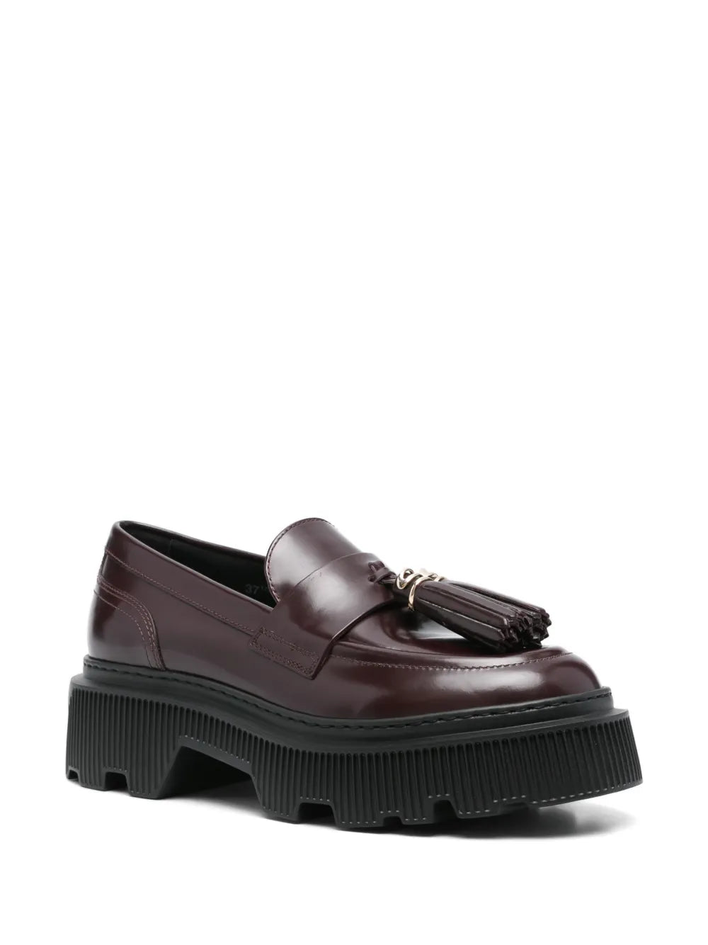 Santoni tassel-detail leather loafers